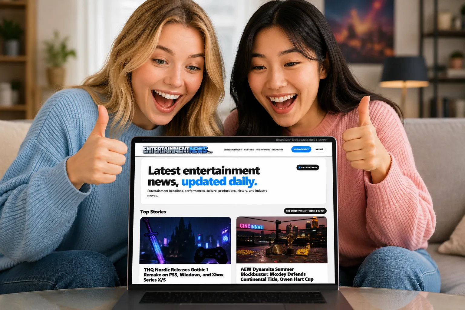 EntertainmentNews.com Launches as New Destination for Entertainment Industry Coverage