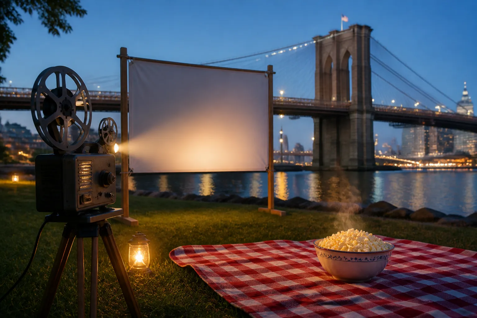 Brooklyn Bridge Parks Movies With a View Returns for 26th Season, Offering Free Outdoor Screenings and a Family Night