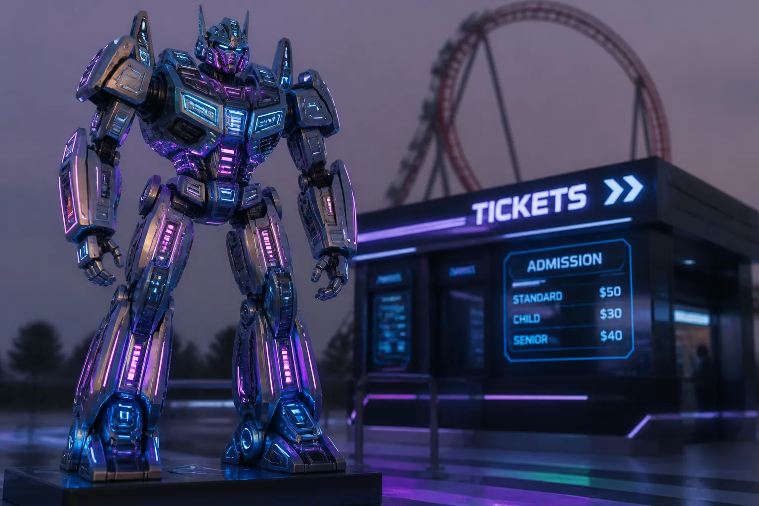 Megatrons Meet-and-Greet at Universal Studios: A Rare Villain Experience