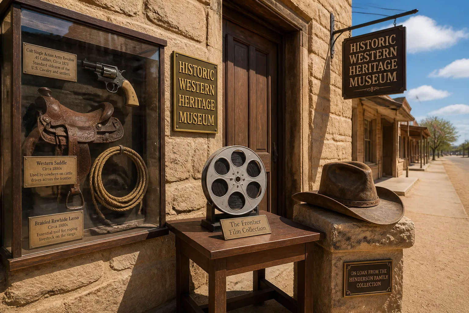 De Peres Mulva Cultural Center Opens Free Cowboys: History and Hollywood Exhibit in Partnership with Ronald Reagan Library