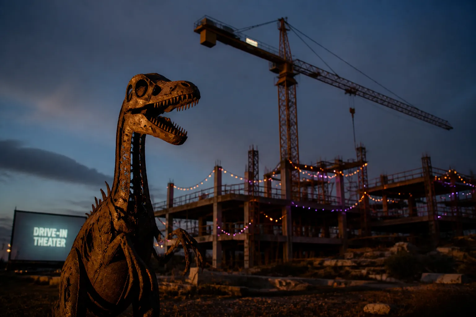 Universal Studios Hollywood Prepares for 2026 Halloween Horror Nights: Construction Progress Near Mels Drive-In, Jurassic World, and More