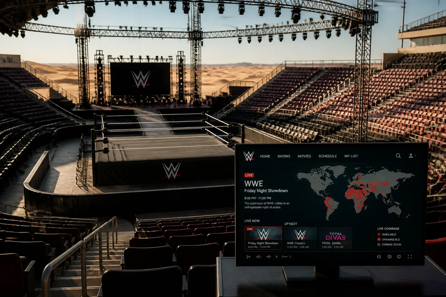 WWE Night of Champions 2026 to Stream Live in Riyadh, with Region-Specific Options on ESPN and Netflix