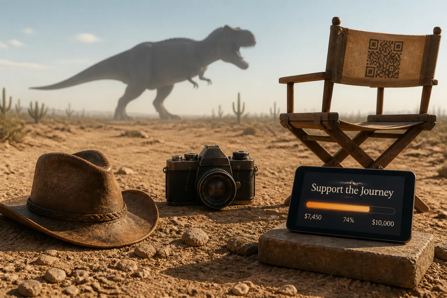 George Kittle Makes Acting Debut in Kickstarter-Funded Dinosaur Western Series