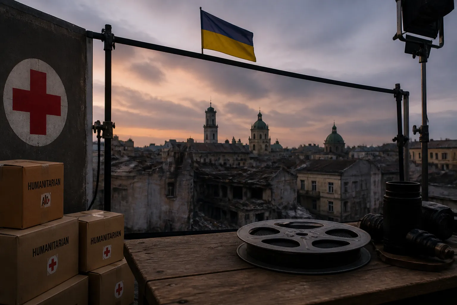 Hollywood Stars Turn to Lviv to Aid Ukraine Amid Ongoing Conflict